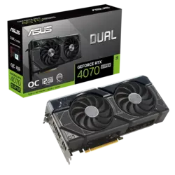 کارت گرافیک ایسوس DUAL RTX 4070 SUPER 12GB OC | فروشگاه گیمینگ تکاف