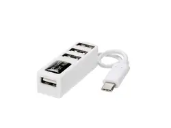 هاب تایپ سی چهار پورت usb3.0 | هاب چهار پورت تایپ سی | خرید هاب usb3 تایپ سی |