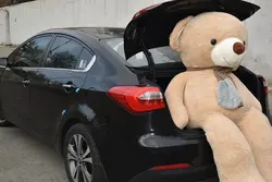 خرس دو متری کرم رنگ - بزرگترین فروشگاه اینترنتی خرید عروسک های سایز بزرگ