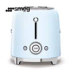 توستر 2 اسلایس بزرگ اسمگ مدل TSF02 رنگ آبی پاستیلی