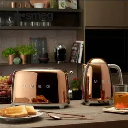 توستر 2 اسلایس کوچک اسمگ مدل TSF01 رنگ رزگلد
