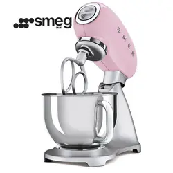 همزن پایه استیل اسمگ مدل SMF02 رنگ صورتی