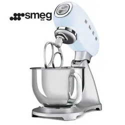 همزن پایه استیل اسمگ مدل SMF02 رنگ آبی پاستیلی