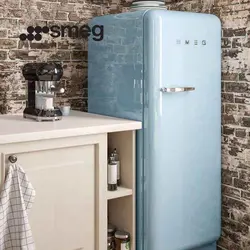 یخچال تک درب اسمگ مدل FAB28RPB3 رنگ آبی پاستیلی