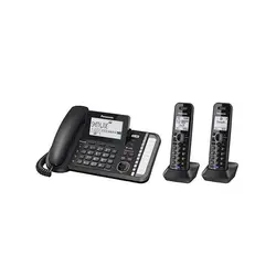 تلفن بی سیم و رومیزی دو خط پاناسونیک مدل KX-TG9582