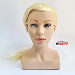 کله مانکن صد درصد طبیعی برای شنیون و رنگ و دکلره