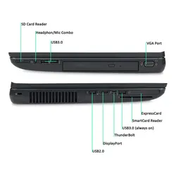 لپ تاپ استوک HP Zbook 17 G2 Workstation Core i7-4810MQ, 8GB RAM, 256GB SSD, 4GB Quadro Graphic, FHD