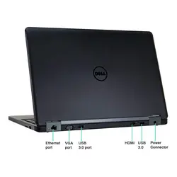 لپ تاپ استوک Dell Latitude e5550 Core i7-5600U, 8GB RAM, 256GB SSD, 2GB Nvidia Graphic, FHD