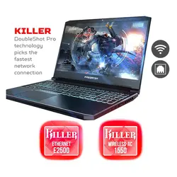 لپ تاپ گیمینگ Acer Predator Helios 300 G3-517 Core i7-7700HQ, 16GB RAM, 256GB SSD, 6GB GTX Graphic, FHD