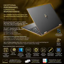 لپ تاپ HP Spectre X360 14 2021 Core i7/i5-11th, 16GB RAM, 512GB SSD, X360, Touch