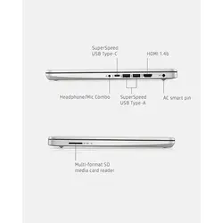 لپ تاپ HP 14s fr1xx 2021 AMD Ryzen 7-5700U, 8GB RAM, 512GB SSD, AMD Graphic, HD