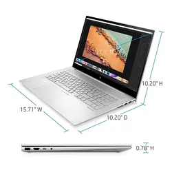 لپ تاپ HP Envy 14-eb 2021 Core i7-1165G7, 16GB RAM, 1TB SSD, 4GB GTX Graphic, FHD