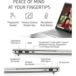 لپ تاپ HP Envy 14-eb 2021 Core i7-1165G7, 16GB RAM, 1TB SSD, 4GB GTX Graphic, FHD
