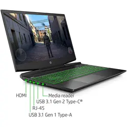 لپ تاپ HP Pavilion Gaming Laptop Core i7-11370H, 16GB RAM, 512GB SSD, 4GB RTX Graphic, FHD