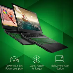 لپ تاپ HP Pavilion Gaming Laptop Core i7-11370H, 16GB RAM, 512GB SSD, 4GB RTX Graphic, FHD