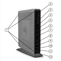 تین کلاینت استوک HP مدل T610