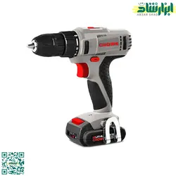 دریل شارژی 12 ولت کرون مدل CT21072HQX - ابزار شاد