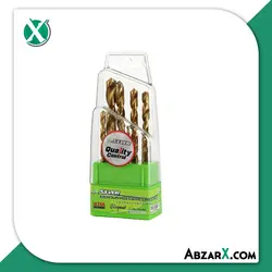 قیمت و خرید ست 10 عددی مته تیتانیوم سیلور مدل GT-BT10 | ابزار ایکس