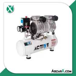 کمپرسور باد بی صدا 10 لیتری اکتیو مدل AC-1310SN | ابزار ایکس