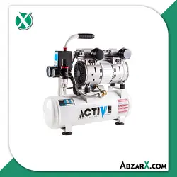 کمپرسور باد بی صدا 10 لیتری اکتیو مدل AC-1310SN | ابزار ایکس