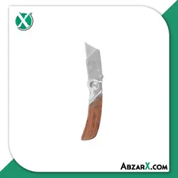 کاتر تاشو دسته چوبی مدل 10073 استنلی