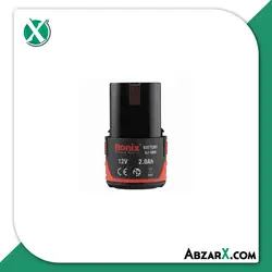 کیت پیچ گوشتی شارژی 12 ولت رونیکس مدل 8104K - ابزار ایکس