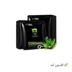 ماسک ورقه ای نقابی آقایان مرطوب کننده و روشن کننده آلوئه ورا بیوتوا - افسون لند