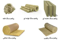 پشم سنگ 1 اینچ فویل آلومینیوم دانسیته 80