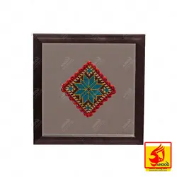 تابلو سوزن دوزی آینه ای ماهکان