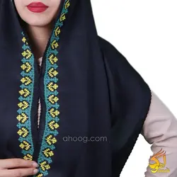 شال سوزن دوزی پلیوار مدل مهربانو