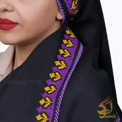 شال سوزن دوزی پلیوار مدل مهربانو
