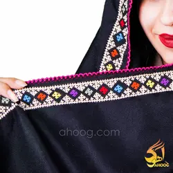 شال سوزن دوزی پلیوار مدل مهربانو