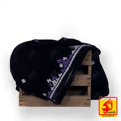 شال سوزن دوزی پلیوار مدل مهربانو