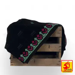 شال سوزن دوزی پلیوار مدل مهربانو