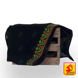 شال سوزن دوزی پلیوار مدل مهربانو