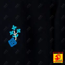 مانتو مجلسی سوزن دوزی پلیوار ماهکان