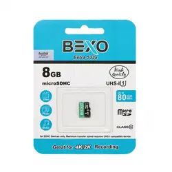 کارت حافظه BEXO مدل UHS-1 ظرفیت 8 گیگابایت