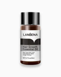 سرم ضد ریزش مو برند لانبنا - lanbena hair growth essential oil