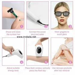 لیزر موهای زائد دائمی و حرفه ای ۹۰۰ هزار شات ( پالس ) IPL