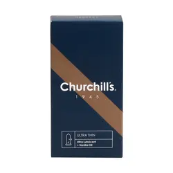 کاندوم فوق العاده نازک چرچیلز حاوی اسانس وانیل بسته 12 عددی