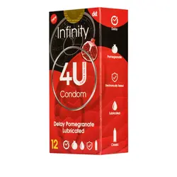 کاندوم تاخیری فور یو مدل Infinity بسته 12 عددی