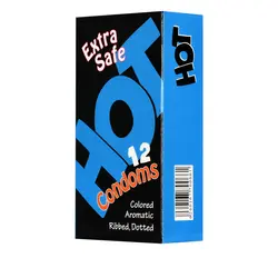 کاندوم هات مدل Extra Safe بسته 12 عددی