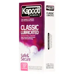 کاندوم کاپوت مدل Classic Lubricated بسته 12 عددی