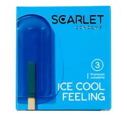 کاندوم سرد اسکارلت مدل Ice Cool بسته 3 عددی