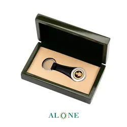 جاسوئیچی گرد مشکی Black Mint انیکس شیر  و خورشید و تاج