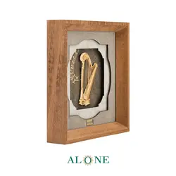 تابلو چنگ قهوه ای