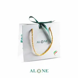 گوشواره گرد تورمالین پروانه | الون - فروشگاه زیورآلات و اکسسوری