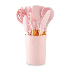 ست کفگیر ملاقه سیلیکونی کیچن ست کد 65 - فروشگاه امیر