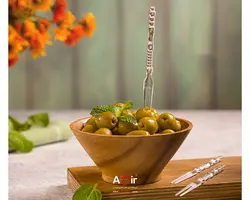 چنگال زیتون لیمون بسته 20 عددی