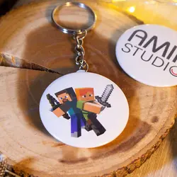 جاکلیدی ماینکرافت طرح 7 | ارسال سریع | استودیو امیر